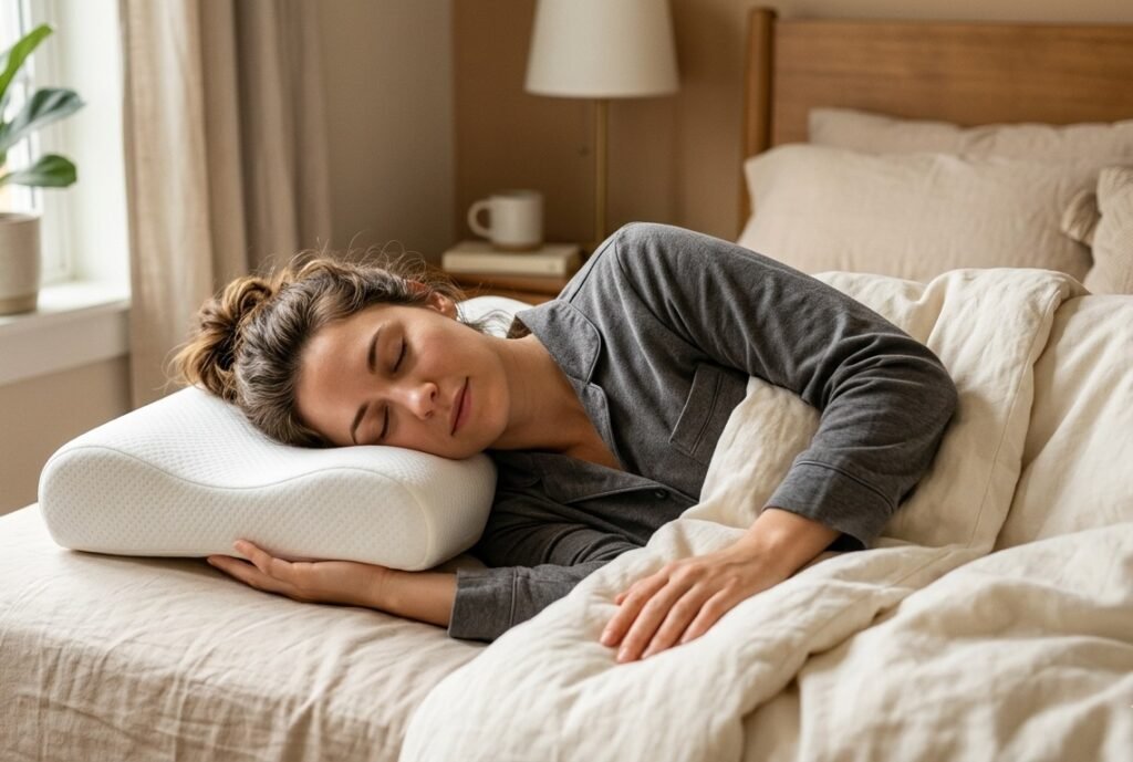 ortho pillow for side sleeper
