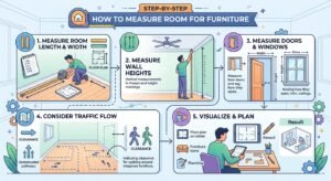 how to measure room for furniture