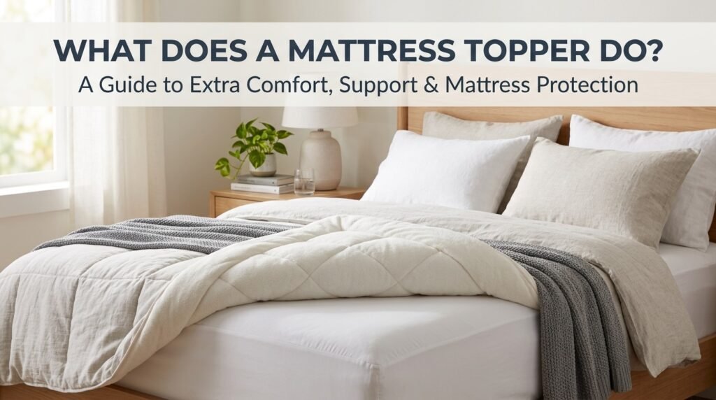 what does a mattress topper do
